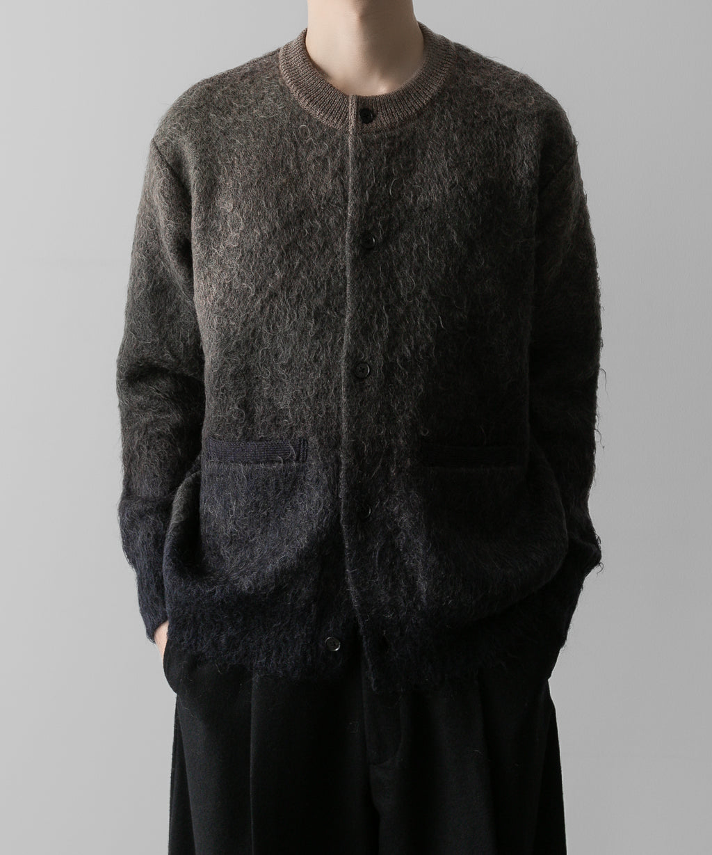 ssstein(シュタイン)の24AWコレクション GRADATION MOHAIR KNIT CARDIGAN - NAVY KHAKI GRADATION 公式通販サイトsession福岡セレクトショップ