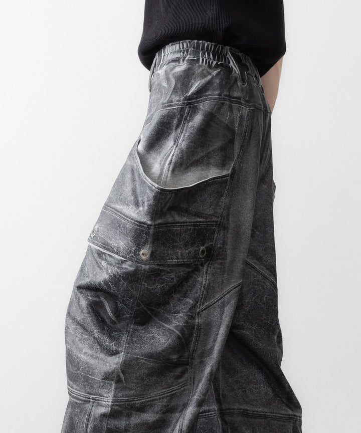SUBLATIONS サブレーションズのCRACKING COATED BANANA CUTTING PANTSのHEATHER GRAY BASE 公式通販サイトsession福岡セレクトショップ