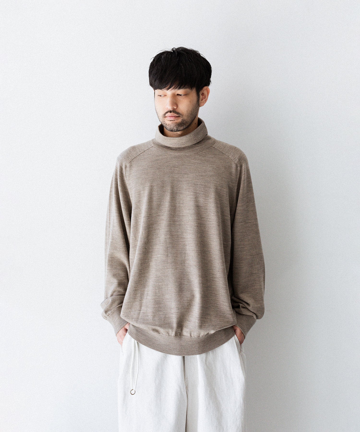 UMEDA ウメダ 12GG HIGHNECK PULLOVERのMOCHA 公式通販サイトsession福岡セレクトショップ