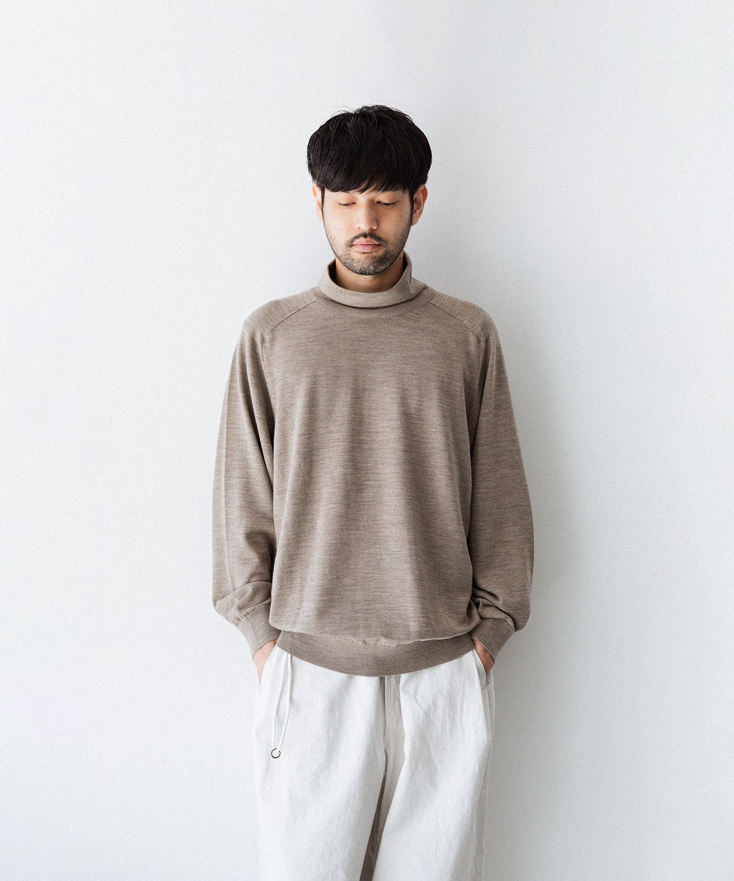 UMEDA ウメダ 12GG HIGHNECK PULLOVERのMOCHA 公式通販サイトsession福岡セレクトショップ