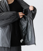 画像をギャラリービューアに読み込む, paratrait パラトレイトのPMEMBRANE SHELL PUFF BLOUSON のCHARCOAL 公式通販サイトsession福岡セレクトショップ
