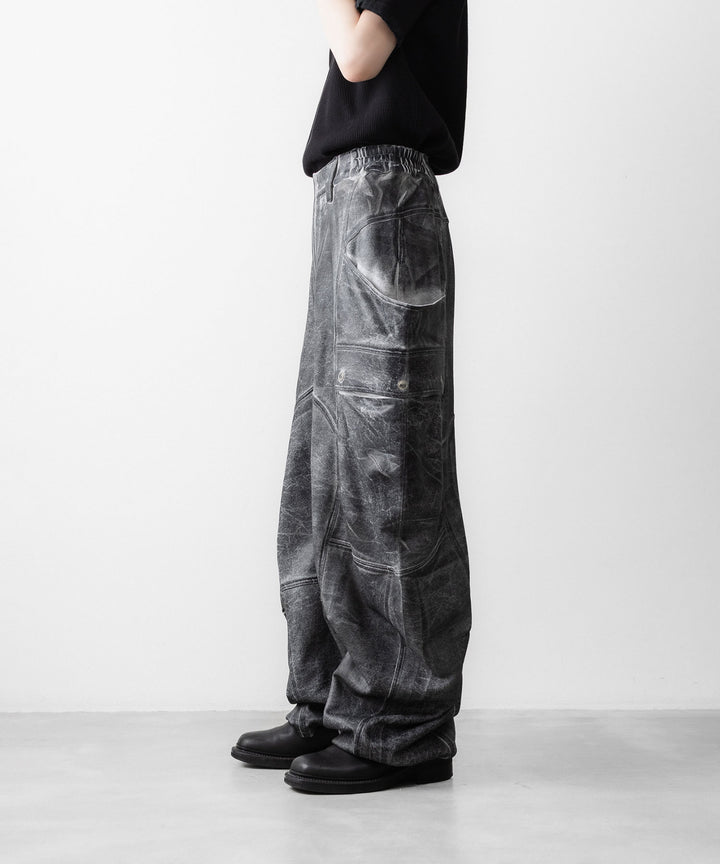 SUBLATIONS サブレーションズのCRACKING COATED BANANA CUTTING PANTSのHEATHER GRAY BASE 公式通販サイトsession福岡セレクトショップ