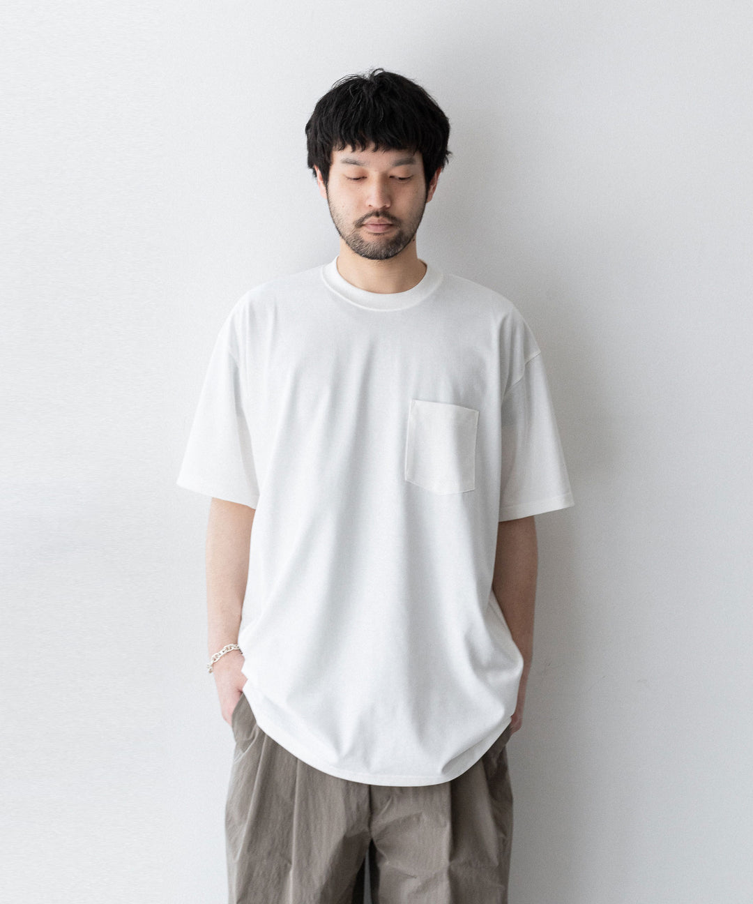 ssstein(シュタイン)のOVERSIZED POCKET TEE - WHITEの公式通販サイトsession福岡セレクトショップ