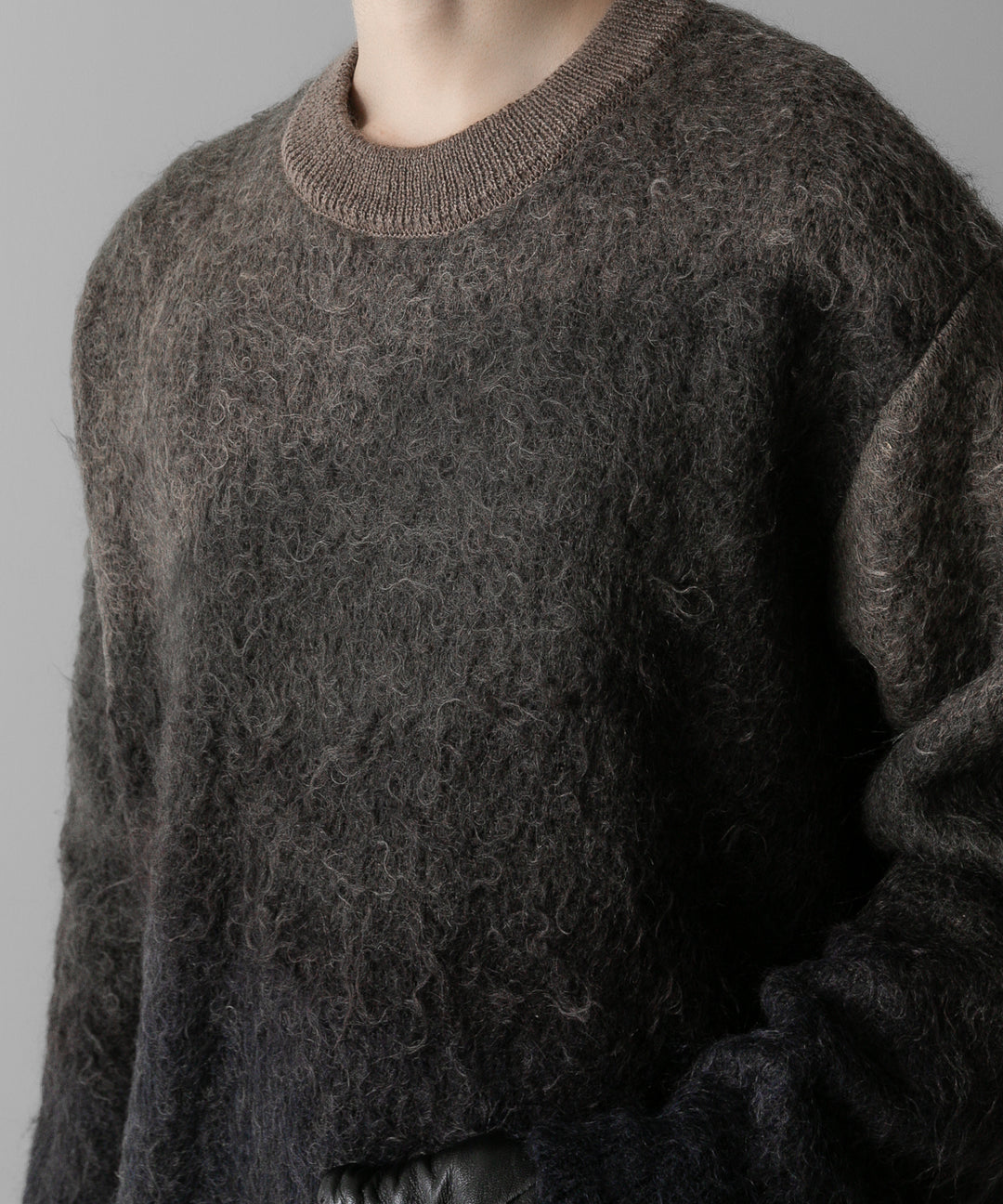ssstein(シュタイン)の24AWコレクション GRADATION MOHAIR KNIT LS - NAVY KHAKI GRADATION 公式通販サイトsession福岡セレクトショップ