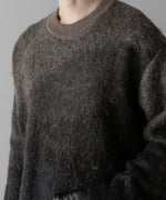 画像をギャラリービューアに読み込む, ssstein(シュタイン)の24AWコレクション GRADATION MOHAIR KNIT LS - NAVY KHAKI GRADATION 公式通販サイトsession福岡セレクトショップ
