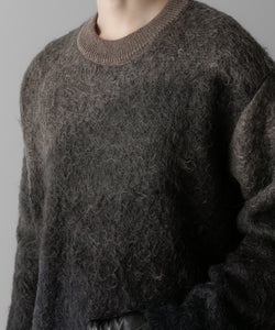 ssstein(シュタイン)の24AWコレクション GRADATION MOHAIR KNIT LS - NAVY KHAKI GRADATION 公式通販サイトsession福岡セレクトショップ