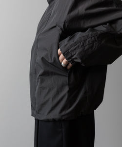 ssstein(シュタイン)の24AWコレクション NYLON TWILL HOODED ZIP UP JACKET - CHARCOAL 公式通販サイトsession福岡セレクトショップ