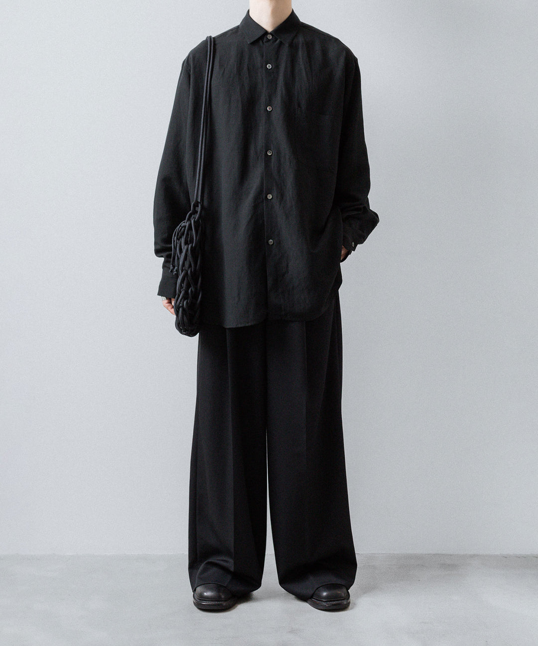ssstein(シュタイン)のPARA CORD HAND KNIT BAG - BLACKの公式通販サイトsession福岡セレクトショップ