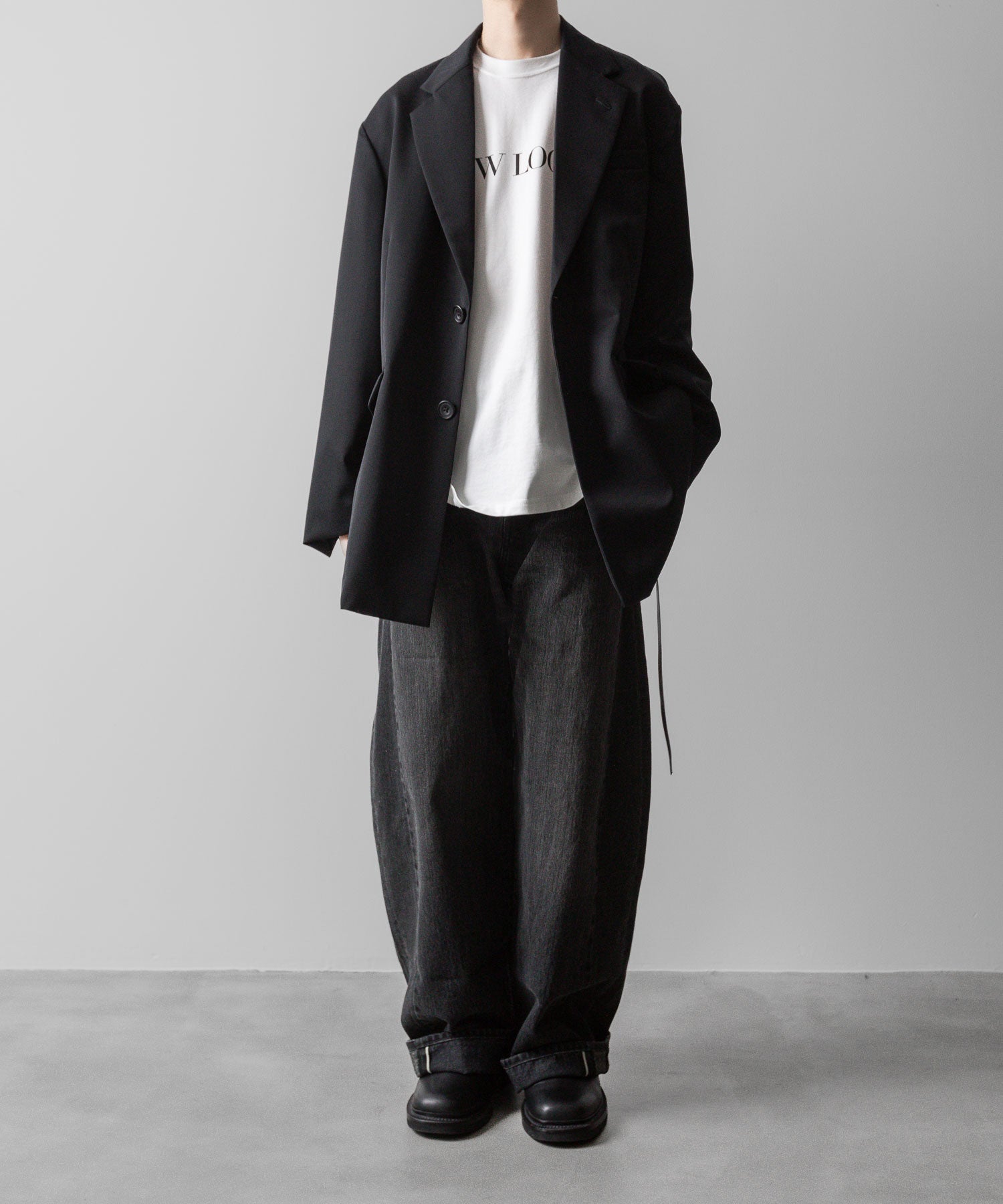 ssstein(シュタイン)の24AWコレクション OVERSIZED LONG SLEEVE TEE [ NEW LOOKS ] - WHITE 公式通販サイトsession福岡セレクトショップ