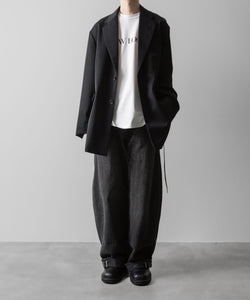 ssstein(シュタイン)の24AWコレクション OVERSIZED SINGLE BREASTED LONG JACKET - BLACK 公式通販サイトsession福岡セレクトショップ