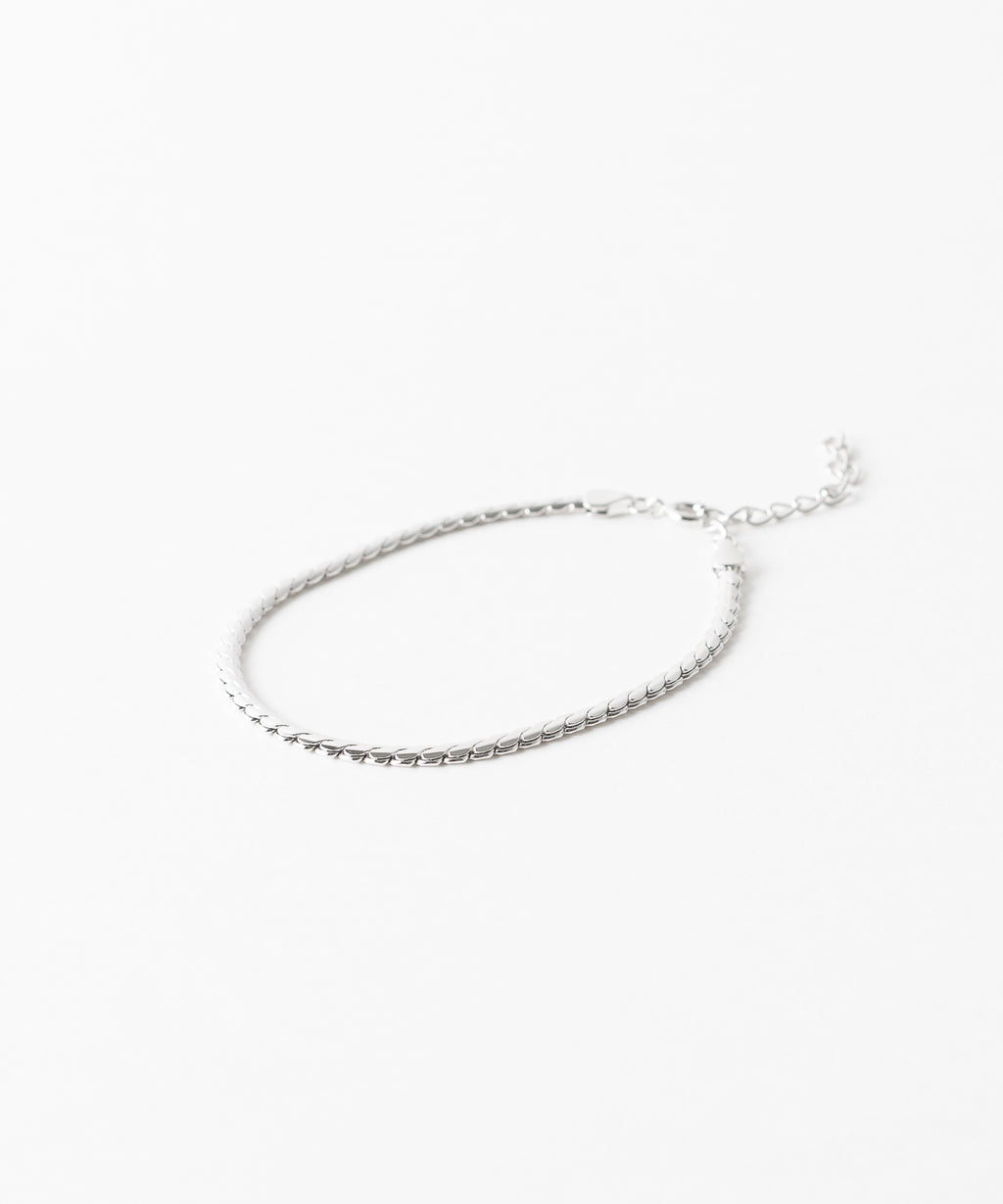 THE OBJECT ザ オブジェクトのPAR NARROW SNAKE BRACELET SILVERの公式通販サイトsession福岡セレクトショップ