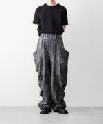 画像をギャラリービューアに読み込む, SUBLATIONS サブレーションズのCRACKING COATED BANANA CUTTING PANTSのHEATHER GRAY BASE 公式通販サイトsession福岡セレクトショップ
