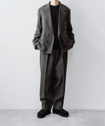 画像をギャラリービューアに読み込む, INTÉRIM - インテリムのMILITARY WOOL SERGE PIPING DOUBLE JACKETのDUST GRAY公式通販サイトsession福岡セレクトショップ

