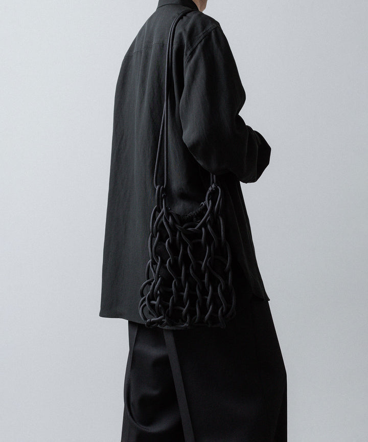 ssstein(シュタイン)のPARA CORD HAND KNIT BAG - BLACKの公式通販サイトsession福岡セレクトショップ