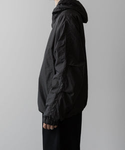 ssstein(シュタイン)の24AWコレクション NYLON TWILL HOODED ZIP UP JACKET - CHARCOAL 公式通販サイトsession福岡セレクトショップ