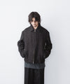 【ANTHEM A】SPARKLE TWEED ZIP BLOUSON - CHARCOAL
