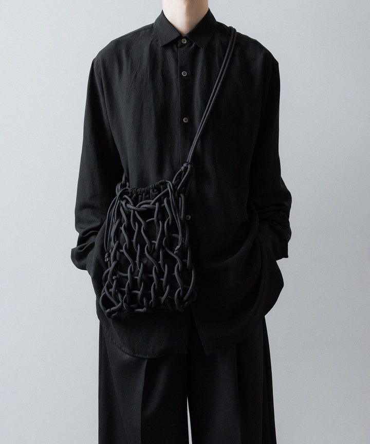 ssstein(シュタイン)のPARA CORD HAND KNIT BAG - BLACKの公式通販サイトsession福岡セレクトショップ