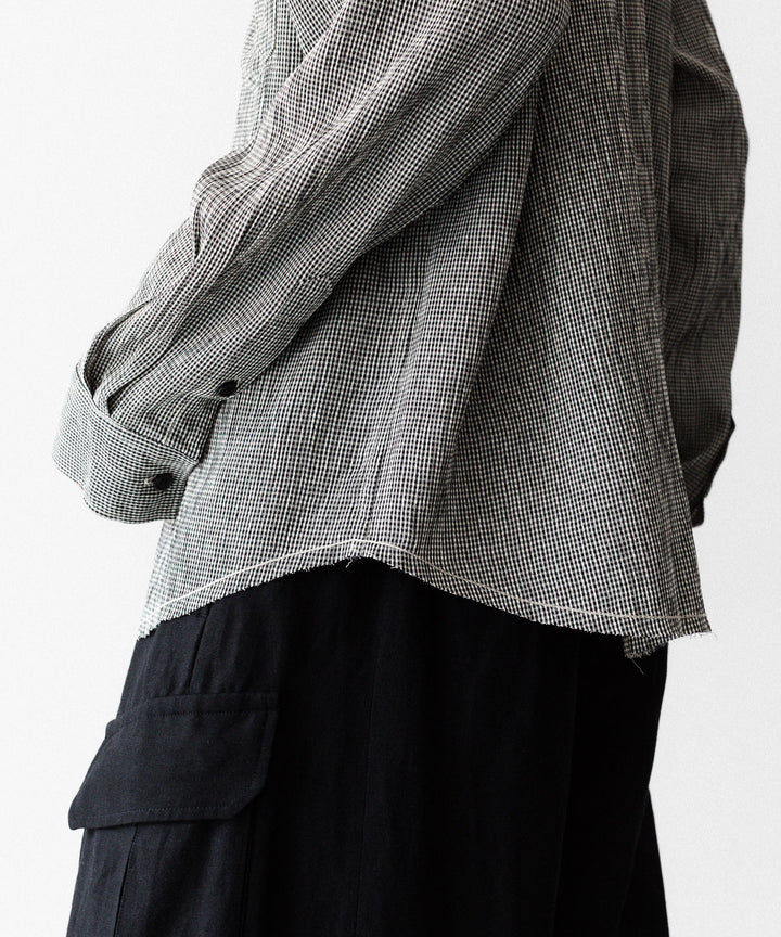 【CODA】CHECKED RAW EDGES JAZZ SHIRT - CHECK