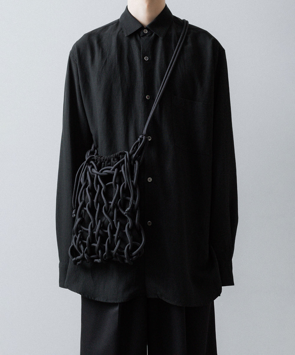 ssstein(シュタイン)のPARA CORD HAND KNIT BAG - BLACKの公式通販サイトsession福岡セレクトショップ