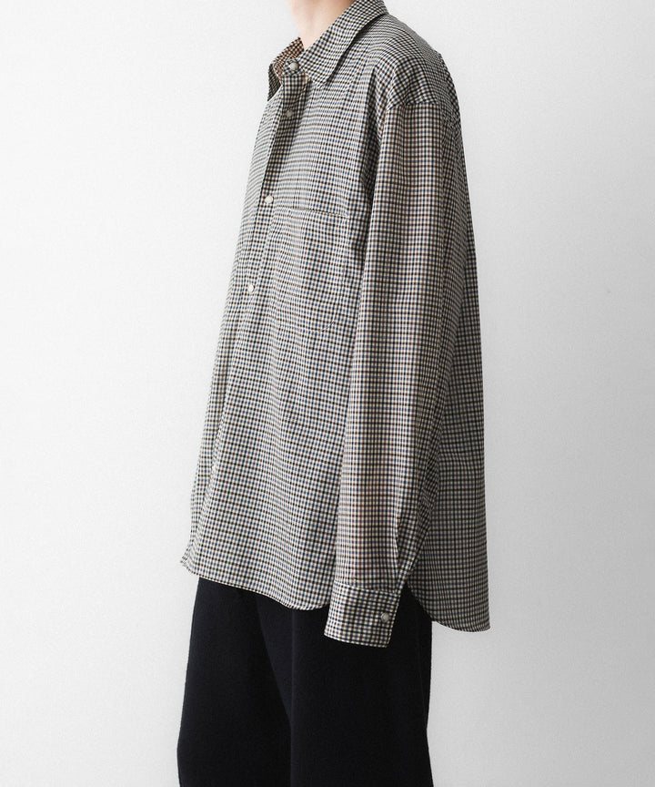 phebus- フィーバスのWOOL POLY TROPICAL SHIRTのMULTI GINGHAM公式通販サイトsession福岡セレクトショップ