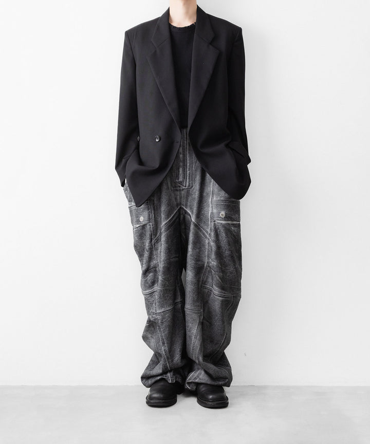 SUBLATIONS サブレーションズのCRACKING COATED BANANA CUTTING PANTSのHEATHER GRAY BASE 公式通販サイトsession福岡セレクトショップ