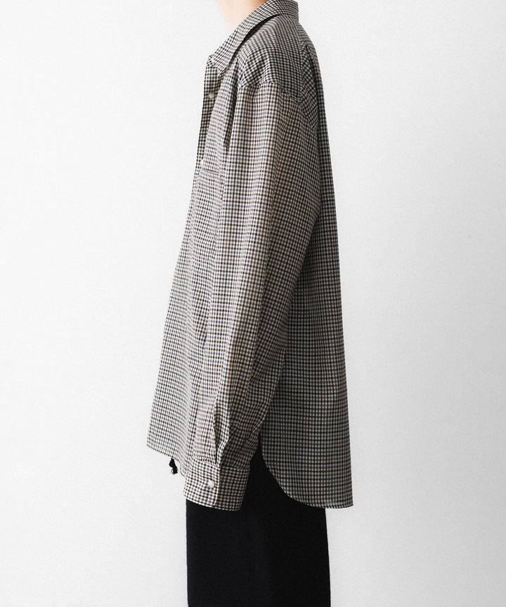 phebus- フィーバスのWOOL POLY TROPICAL SHIRTのMULTI GINGHAM公式通販サイトsession福岡セレクトショップ