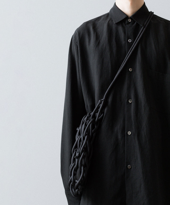 ssstein(シュタイン)のPARA CORD HAND KNIT BAG - BLACKの公式通販サイトsession福岡セレクトショップ