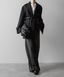 ssstein(シュタイン)の24AWコレクション OVERSIZED SINGLE BREASTED LONG JACKET - BLACK 公式通販サイトsession福岡セレクトショップ