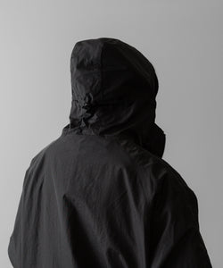 ssstein(シュタイン)の24AWコレクション NYLON TWILL HOODED ZIP UP JACKET - CHARCOAL 公式通販サイトsession福岡セレクトショップ