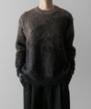 【ssstein】GRADATION MOHAIR KNIT LS - NAVY KHAKI GRADATION