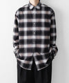 【KANEMASA PHIL.】- Exclusive session - 28G OMBRE CHECK BALISE SHIRT - BLACK WHITE