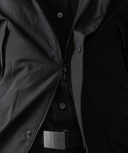 ssstein(シュタイン)の24AWコレクション NYLON TWILL HOODED ZIP UP JACKET - CHARCOAL 公式通販サイトsession福岡セレクトショップ