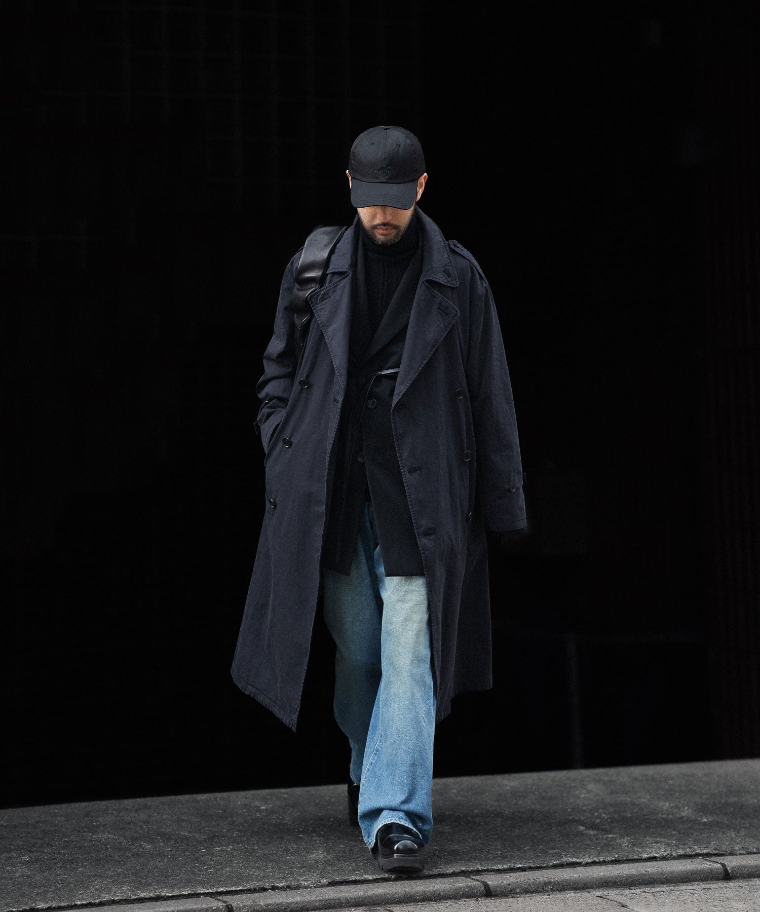 ssstein / シュタイン】VINTAGE TRENCH COAT - BLACK | 公式通販サイト