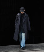 画像をギャラリービューアに読み込む, ssstein(シュタイン)のVINTAGE TRENCH COAT - BLACKの公式通販サイトsession福岡セレクトショップ
