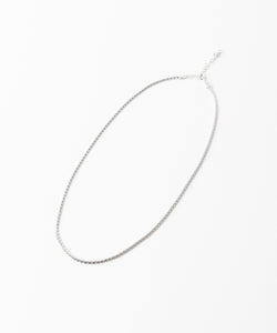 【THE OBJECT】PAR NARROW SNAKE NECKLACE - SILVER