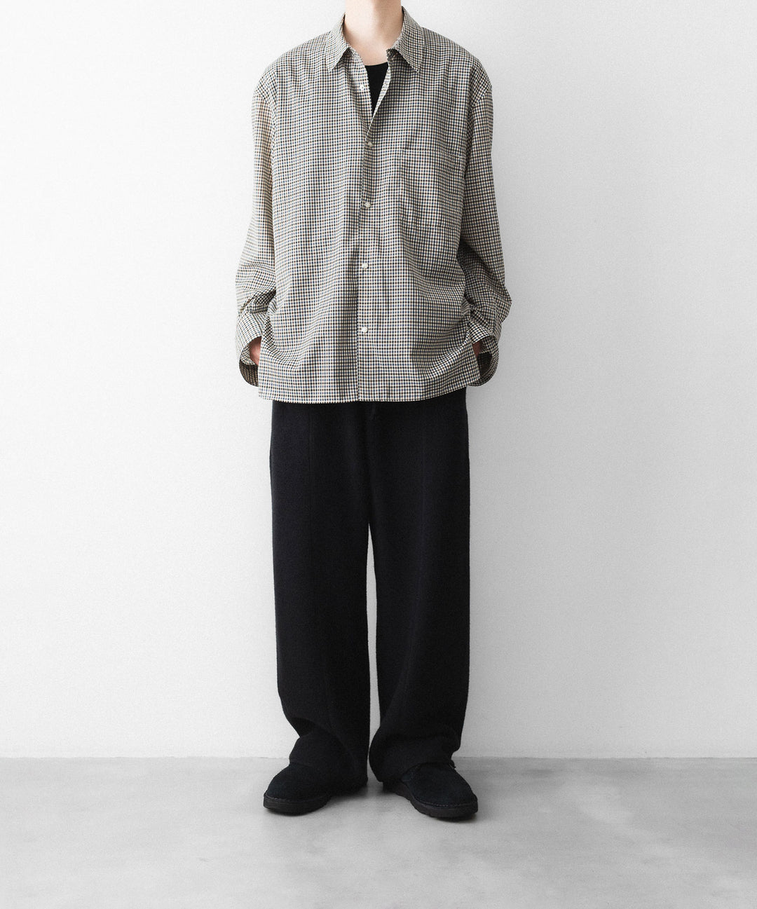 phebus- フィーバスのWOOL POLY TROPICAL SHIRTのMULTI GINGHAM公式通販サイトsession福岡セレクトショップ
