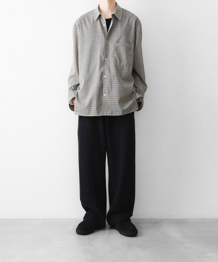 phebus- フィーバスのWOOL POLY TROPICAL SHIRTのMULTI GINGHAM公式通販サイトsession福岡セレクトショップ