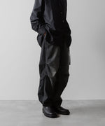 画像をギャラリービューアに読み込む, ssstein(シュタイン)の24AWコレクション NYLON COMBINATION SPLASHED DENIM JEANS - BLACK 公式通販サイトsession福岡セレクトショップ
