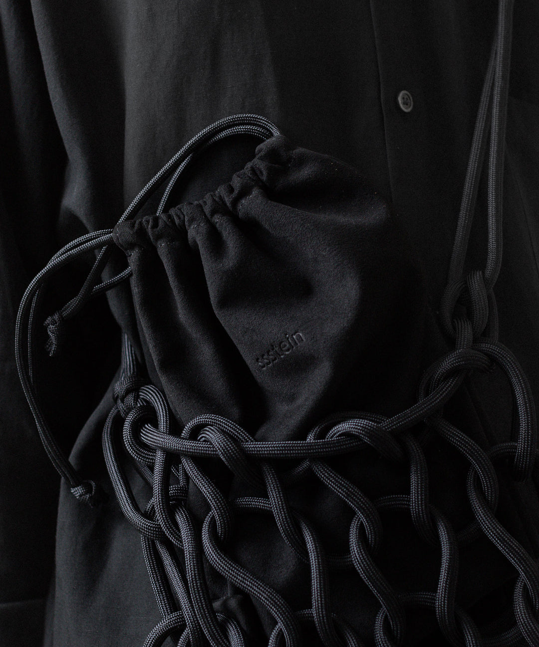 ssstein(シュタイン)のPARA CORD HAND KNIT BAG - BLACKの公式通販サイトsession福岡セレクトショップ