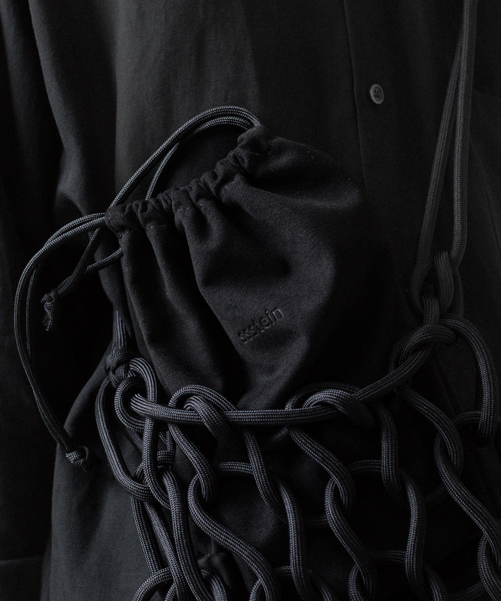 ssstein(シュタイン)のPARA CORD HAND KNIT BAG - BLACKの公式通販サイトsession福岡セレクトショップ