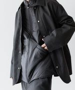 画像をギャラリービューアに読み込む, paratrait パラトレイトのPMEMBRANE SHELL PUFF BLOUSON のCHARCOAL 公式通販サイトsession福岡セレクトショップ
