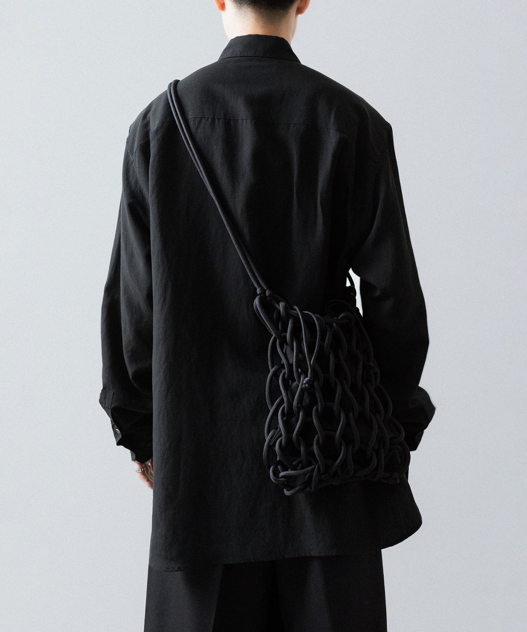 ssstein(シュタイン)のPARA CORD HAND KNIT BAG - BLACKの公式通販サイトsession福岡セレクトショップ