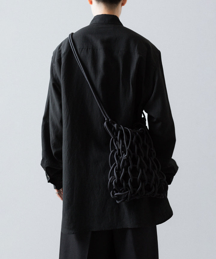 ssstein(シュタイン)のPARA CORD HAND KNIT BAG - BLACKの公式通販サイトsession福岡セレクトショップ