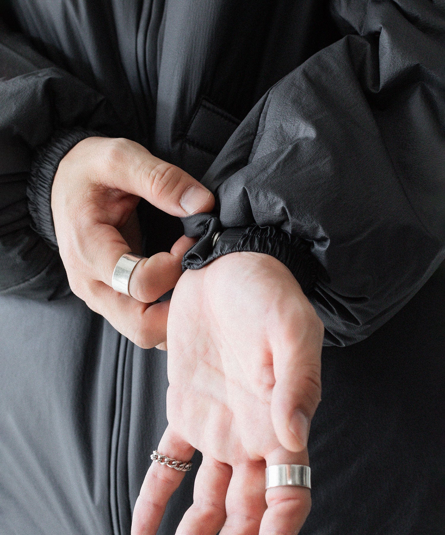 paratrait パラトレイトのPMEMBRANE SHELL PUFF BLOUSON のCHARCOAL 公式通販サイトsession福岡セレクトショップ