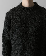 画像をギャラリービューアに読み込む, ssstein(シュタイン)の24AWコレクション GLITTER FUR KNIT CREW NECK LS - BLACK 公式通販サイトsession福岡セレクトショップ
