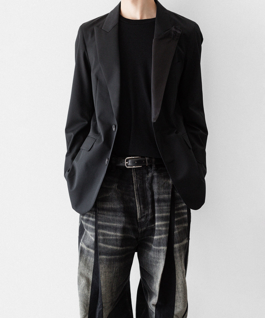 SUBLATIONS サブレーションズのSUPER140 SINGLE BREASTED JACKETのBLACK 公式通販サイトsession福岡セレクトショップ