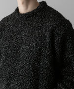 画像をギャラリービューアに読み込む, ssstein(シュタイン)の24AWコレクション GLITTER FUR KNIT CREW NECK LS - BLACK 公式通販サイトsession福岡セレクトショップ
