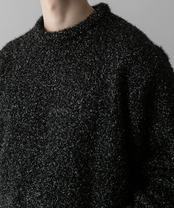 ssstein(シュタイン)の24AWコレクション GLITTER FUR KNIT CREW NECK LS - BLACK 公式通販サイトsession福岡セレクトショップ