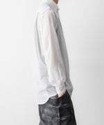 画像をギャラリービューアに読み込む, 【SUBLATIONS】SHEER TUCK DRESS SHIRT  - WHITE
