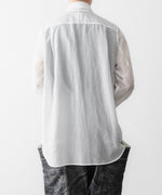 画像をギャラリービューアに読み込む, 【SUBLATIONS】SHEER TUCK DRESS SHIRT  - WHITE
